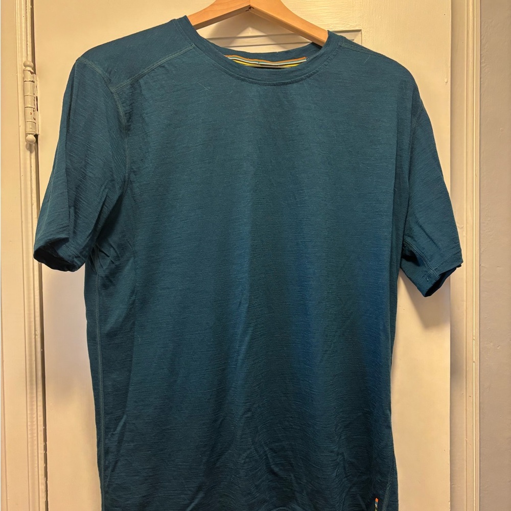 Smartwool Men's Teal Short Sleeve Tee